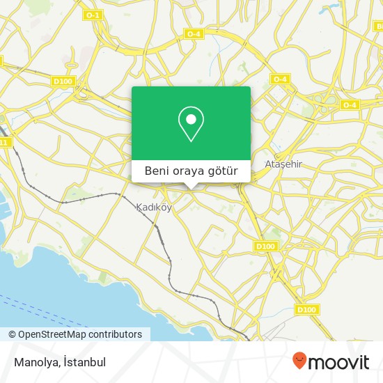 Manolya, İnönü Caddesi, 28 34734 Sahrayı Cedit, İstanbul harita