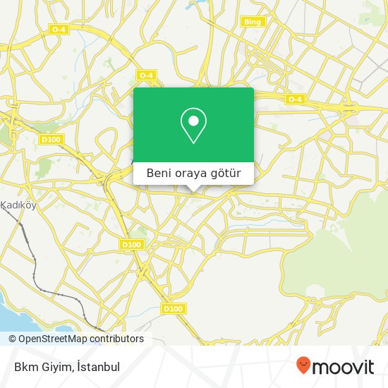 Bkm Giyim, 34750 Küçükbakkalköy, Ataşehir harita