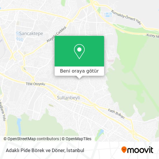 Adaklı Pide Börek ve Döner harita