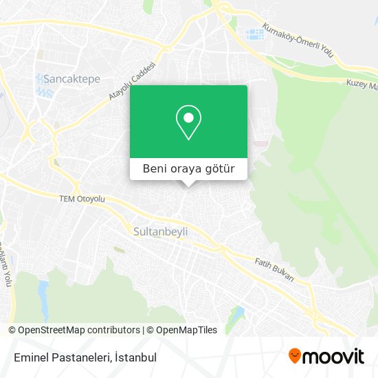 Eminel Pastaneleri harita
