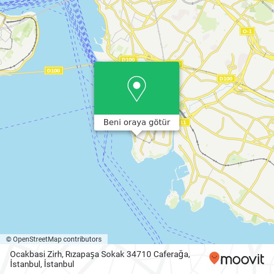 Ocakbasi Zirh, Rızapaşa Sokak 34710 Caferağa, İstanbul harita