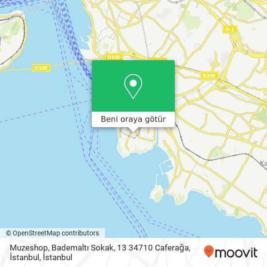 Muzeshop, Bademaltı Sokak, 13 34710 Caferağa, İstanbul harita