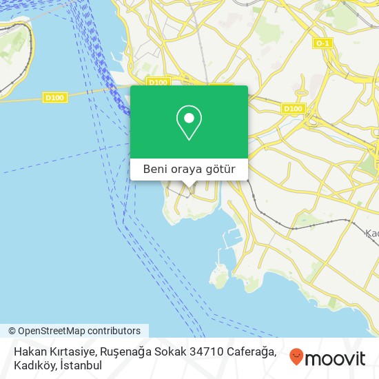 Hakan Kırtasiye, Ruşenağa Sokak 34710 Caferağa, Kadıköy harita