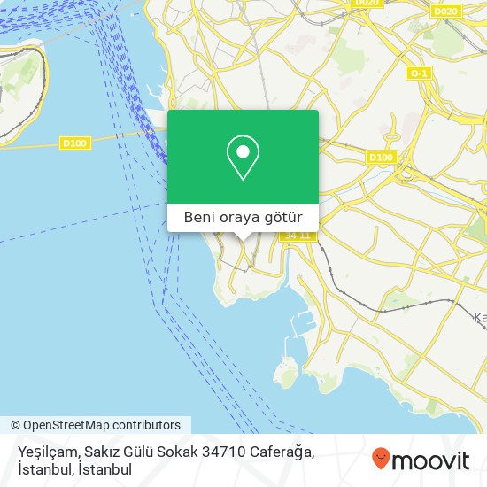 Yeşilçam, Sakız Gülü Sokak 34710 Caferağa, İstanbul harita