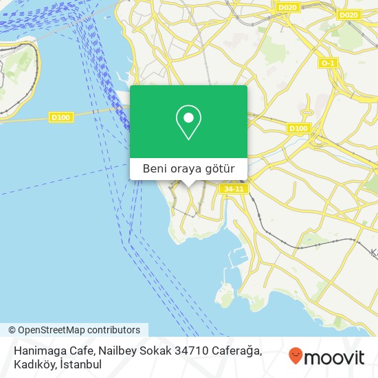 Hanimaga Cafe, Nailbey Sokak 34710 Caferağa, Kadıköy harita