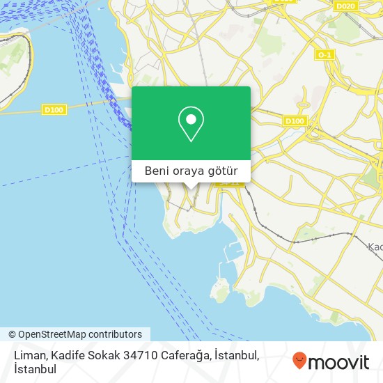Liman, Kadife Sokak 34710 Caferağa, İstanbul harita