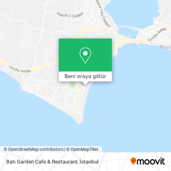 Batı Garden Cafe & Restaurant harita