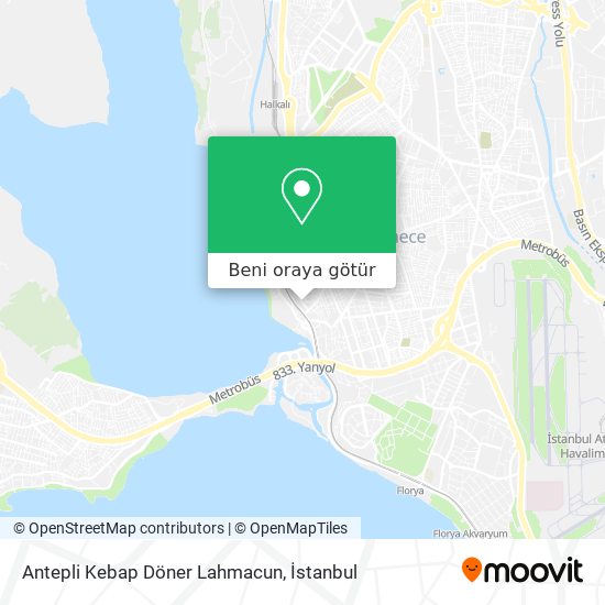 Antepli Kebap Döner Lahmacun harita