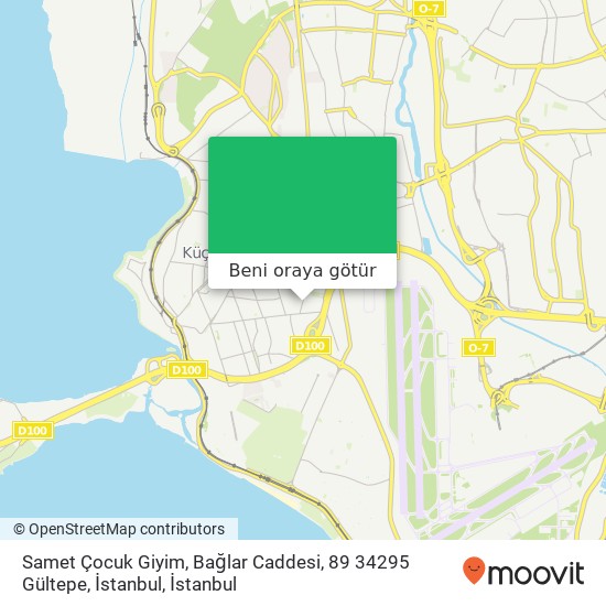 Samet Çocuk Giyim, Bağlar Caddesi, 89 34295 Gültepe, İstanbul harita