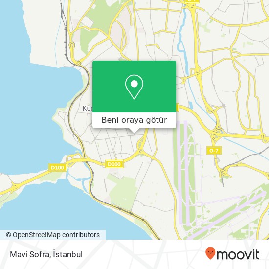 Mavi Sofra, Bağlar Caddesi 34295 Gültepe, İstanbul harita