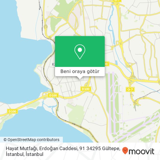 Hayat Mutfağı, Erdoğan Caddesi, 91 34295 Gültepe, İstanbul harita