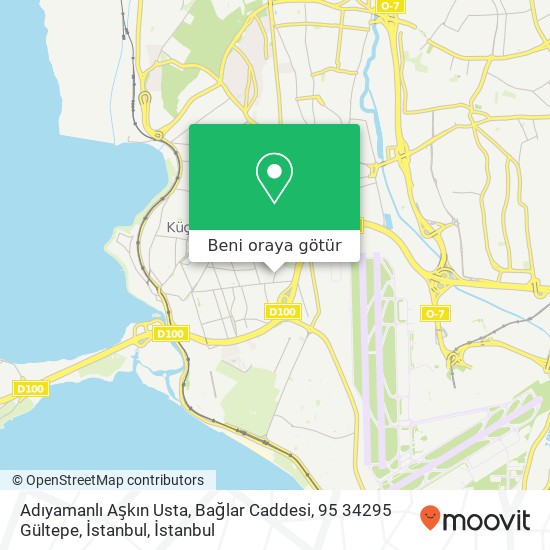 Adıyamanlı Aşkın Usta, Bağlar Caddesi, 95 34295 Gültepe, İstanbul harita