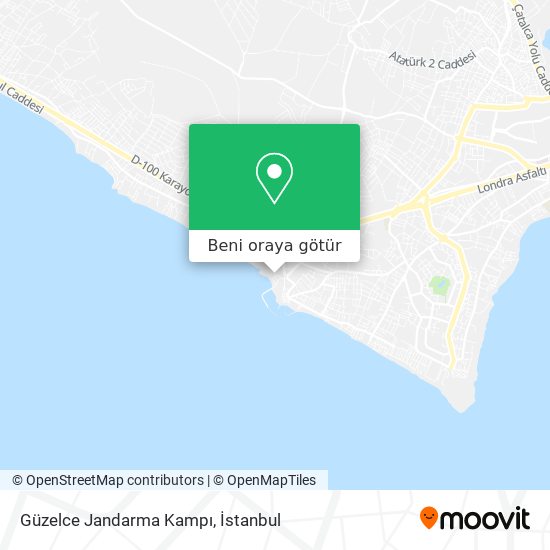 Güzelce Jandarma Kampı harita