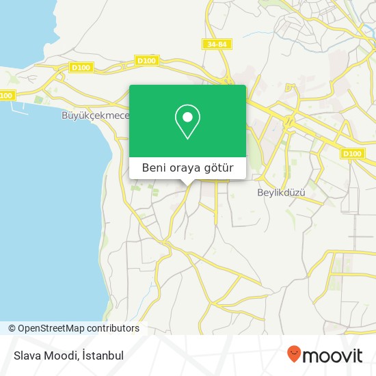 Slava Moodi, Avrupa Caddesi 34500 Pınartepe, Büyükçekmece harita