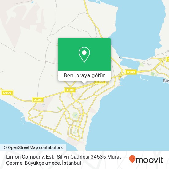 Limon Company, Eski Silivri Caddesi 34535 Murat Çesme, Büyükçekmece harita