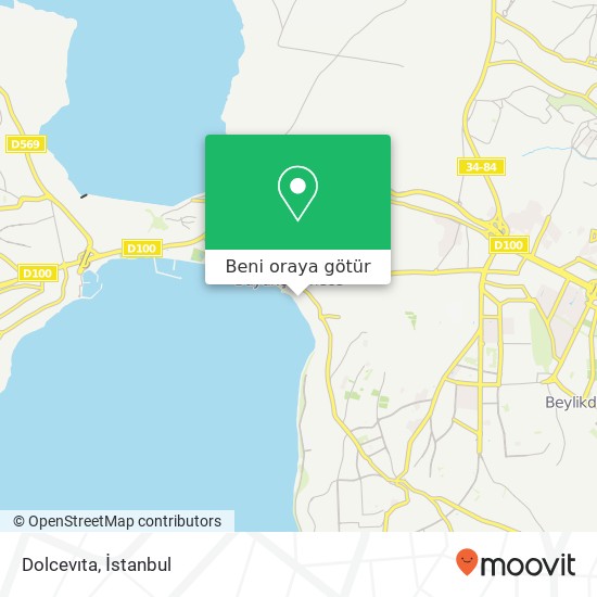 Dolcevıta, Kordonboyu Caddesi 34500 Atatürk, Büyükçekmece harita