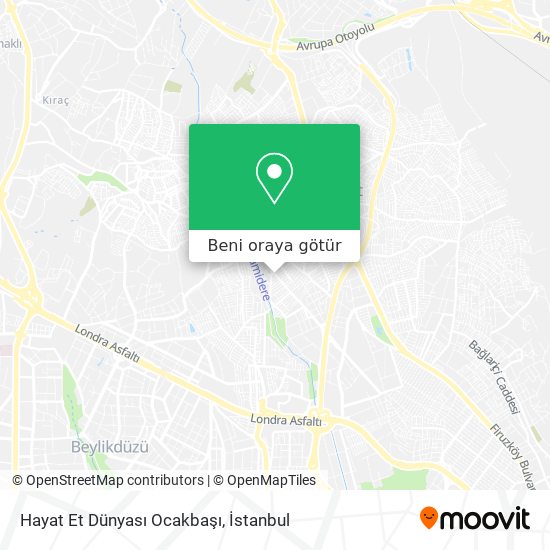 Hayat Et Dünyası Ocakbaşı harita