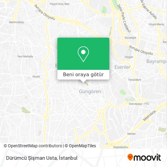 Dürümcü Şişman Usta harita
