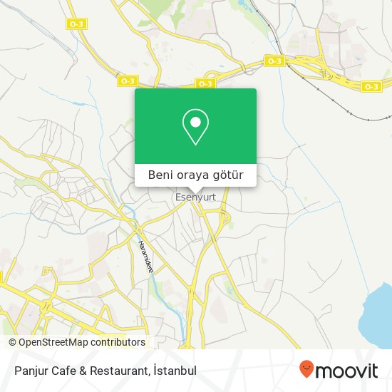 Panjur Cafe & Restaurant, Doğan Araslı Bulvarı 34510 Yenikent, Esenyurt harita