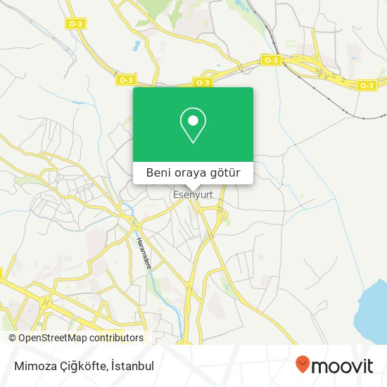Mimoza Çiğköfte, Doğan Araslı Bulvarı 34510 Yenikent, Esenyurt harita