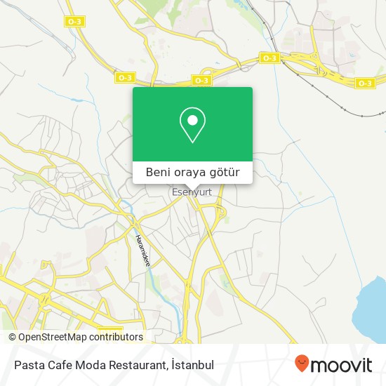 Pasta Cafe Moda Restaurant, Balık Yolu Caddesi 34510 Yenikent, Esenyurt harita