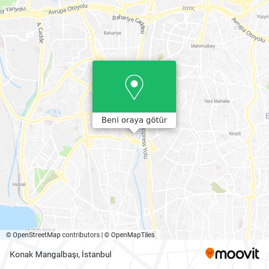 Konak Mangalbaşı harita