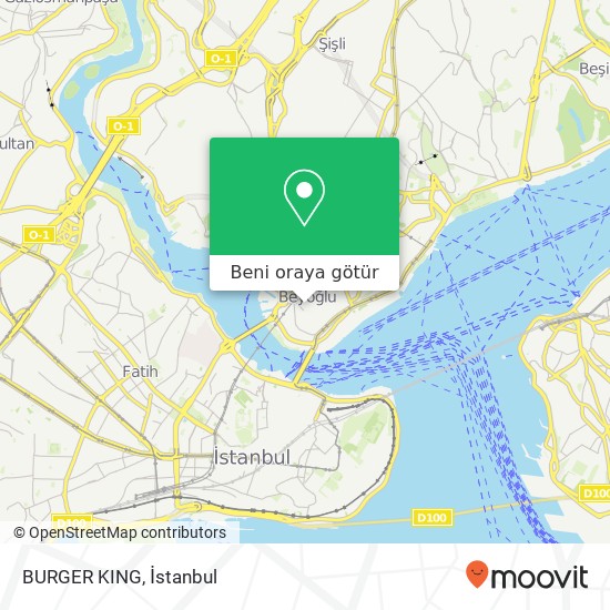 BURGER KING, İlk Belediye Caddesi 34421 Şahkulu, İstanbul harita
