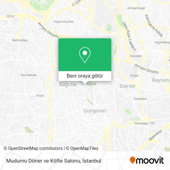 Mudurnu Döner ve Köfte Salonu harita