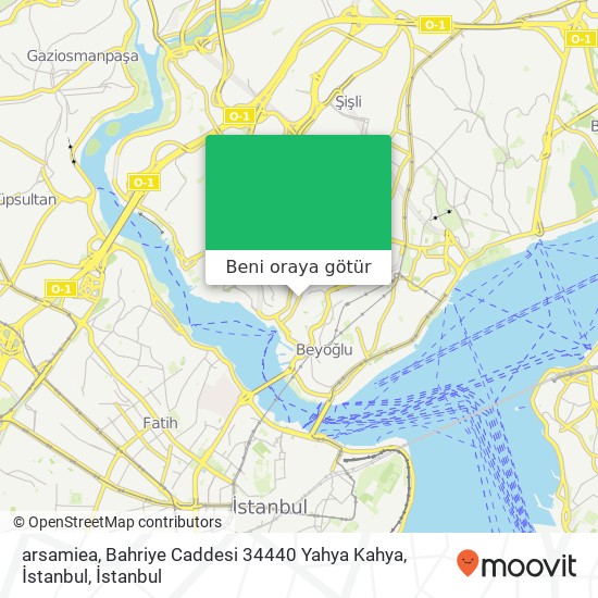 arsamiea, Bahriye Caddesi 34440 Yahya Kahya, İstanbul harita