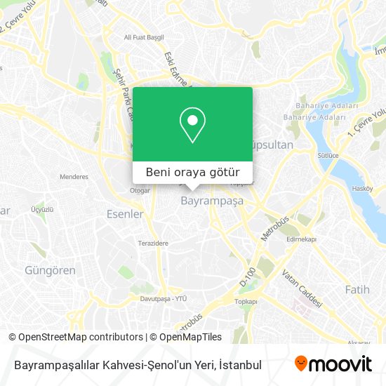 Bayrampaşalılar Kahvesi-Şenol'un Yeri harita