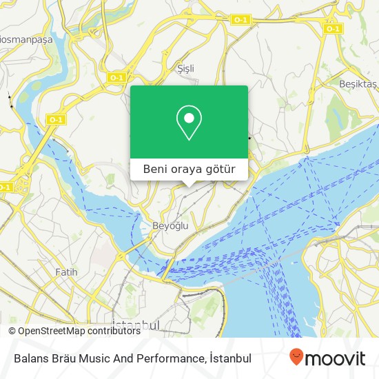 Balans Bräu Music And Performance, Balo Sokak, 22 34435 Hüseyinağa, İstanbul harita