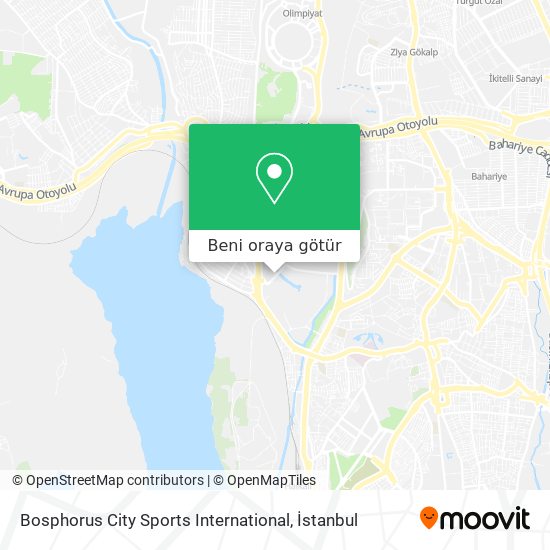 Bosphorus City Sports International harita