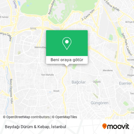 Beydağı Dürüm & Kebap harita