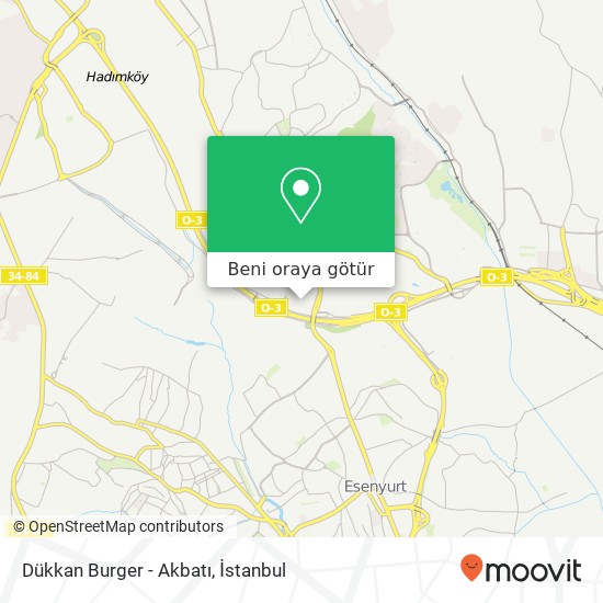 Dükkan Burger - Akbatı, Akbatı 34538 Koza, İstanbul harita