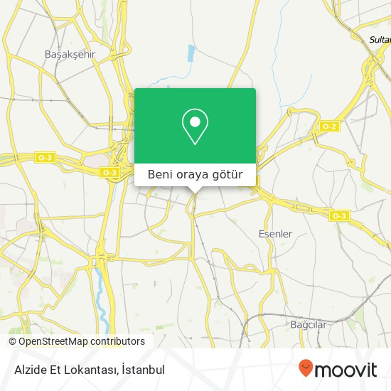 Alzide Et Lokantası, Bosna Caddesi 34218 Göztepe, Bağcılar harita