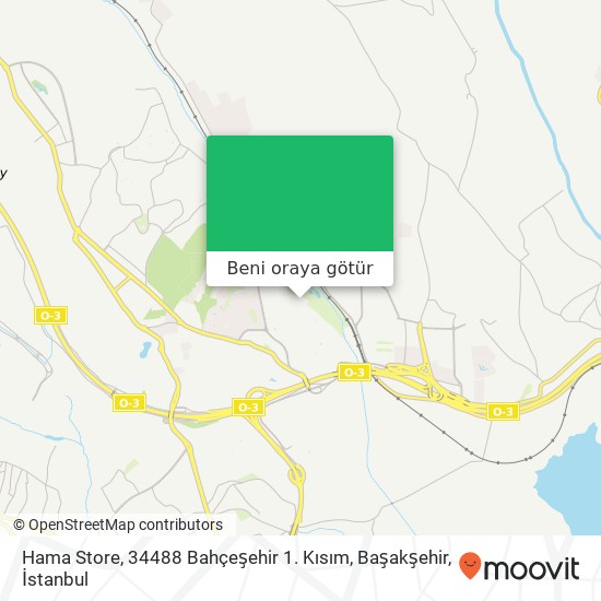 Hama Store, 34488 Bahçeşehir 1. Kısım, Başakşehir harita
