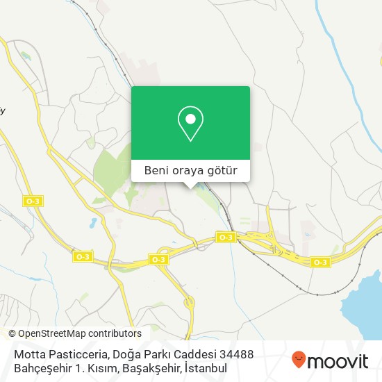 Motta Pasticceria, Doğa Parkı Caddesi 34488 Bahçeşehir 1. Kısım, Başakşehir harita