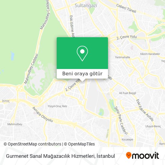 Gurmenet Sanal Mağazacılık Hizmetleri harita
