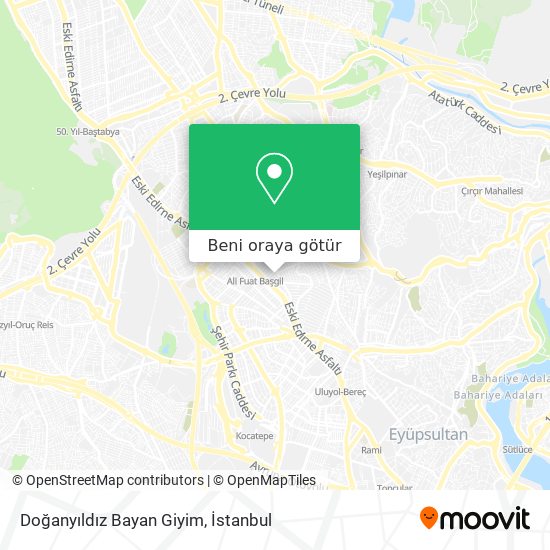 Doğanyıldız Bayan Giyim harita