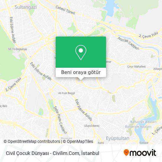 Civil Çocuk Dünyası - Civilim.Com harita