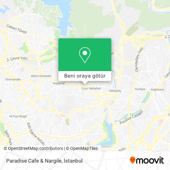 Paradise Cafe & Nargile harita