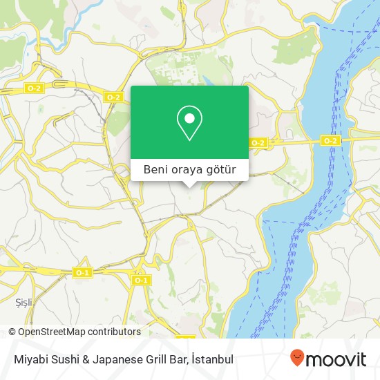 Miyabi Sushi & Japanese Grill Bar, Yaren Sokak 34335 Akat, İstanbul harita