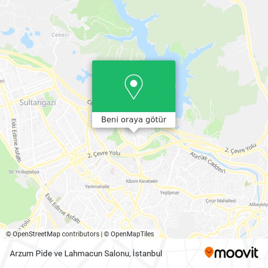 Arzum Pide ve Lahmacun Salonu harita