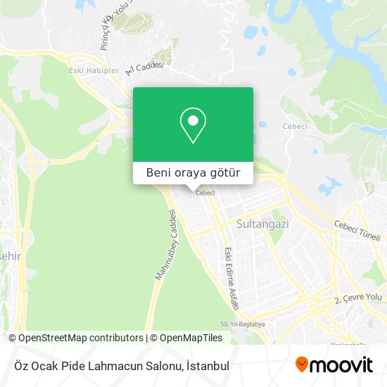 Öz Ocak Pide Lahmacun Salonu harita