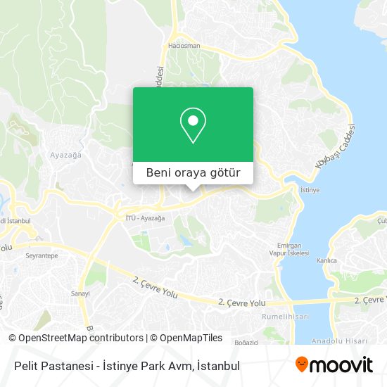 Pelit Pastanesi - İstinye Park Avm harita