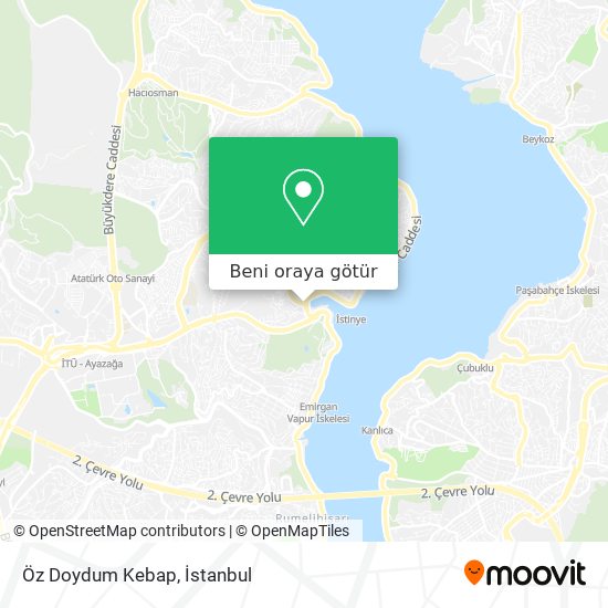 Öz Doydum Kebap harita