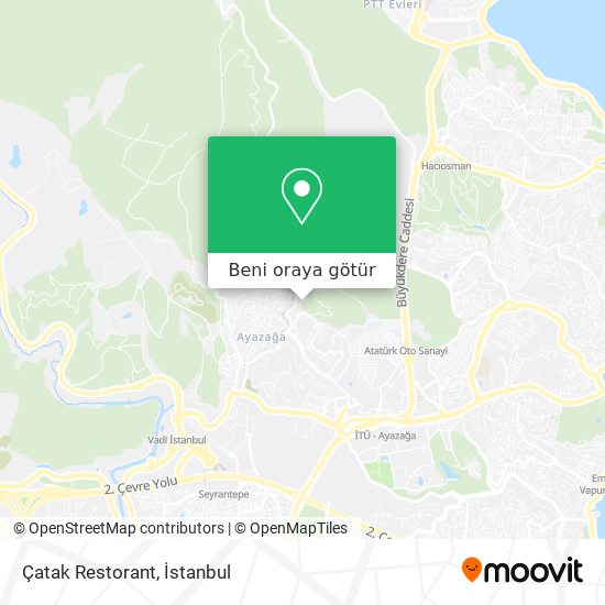 Çatak Restorant harita