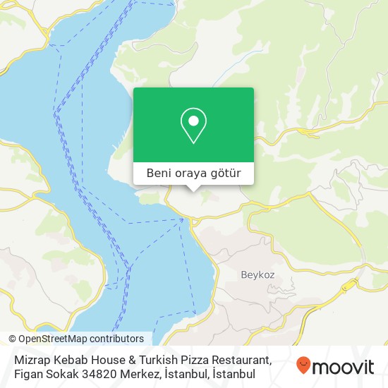 Mizrap Kebab House & Turkish Pizza Restaurant, Figan Sokak 34820 Merkez, İstanbul harita