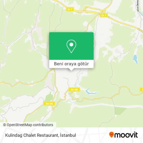 Kulindag Chalet Restaurant harita