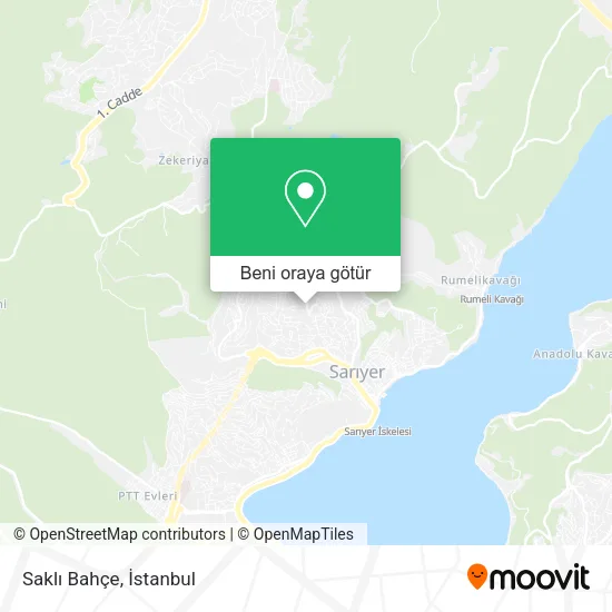 Saklı Bahçe harita